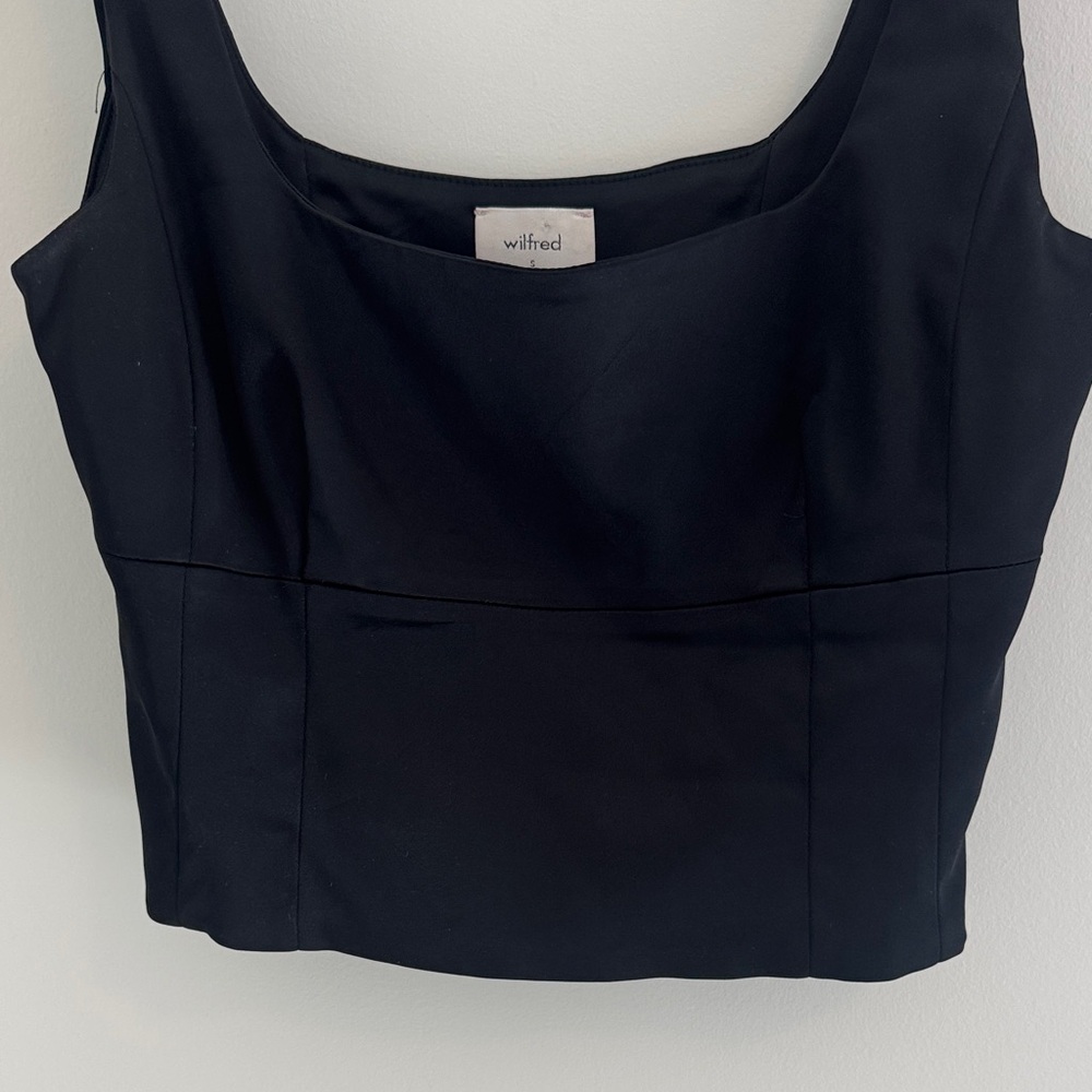 Wilfred Shine Bustier crop Tank Top - Picture 3 of 6